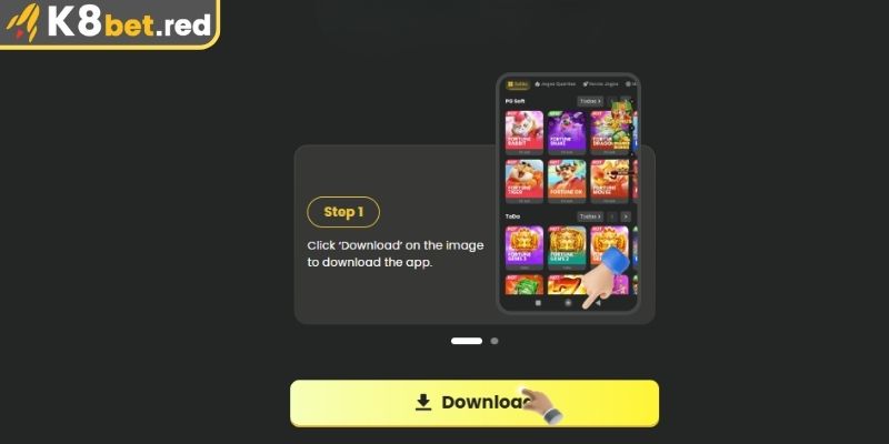Tải App K8bet - Trải Nghiệm Cá Cược Mượt Mà Trên Điện Thoại 1 Tải K8bet trên iOS